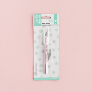 Cúter rosa de precisión Artis Decor con recambios