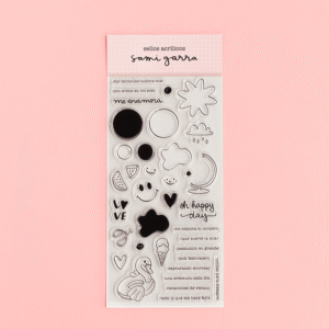 Set de sellos de silicona «Oh Happy Day» by Sami Garra