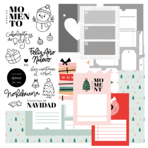 Kit Tarjetas editables + Colección digital Navidad 2024 (7 idiomas)