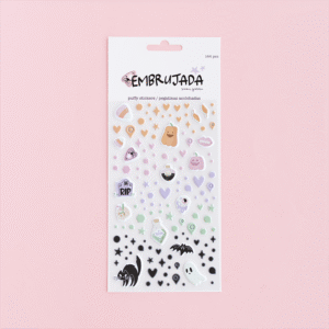 Set de pegatinas puffy «Embrujada» by Sami Garra