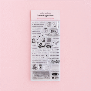 Set de sellos OTRA VEZ LUNES «Básicos» by Sami Garra